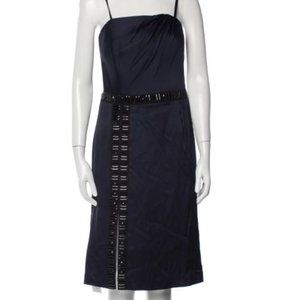 Giorgio Armani Cocktail Dress w/ Beaded Embellishments